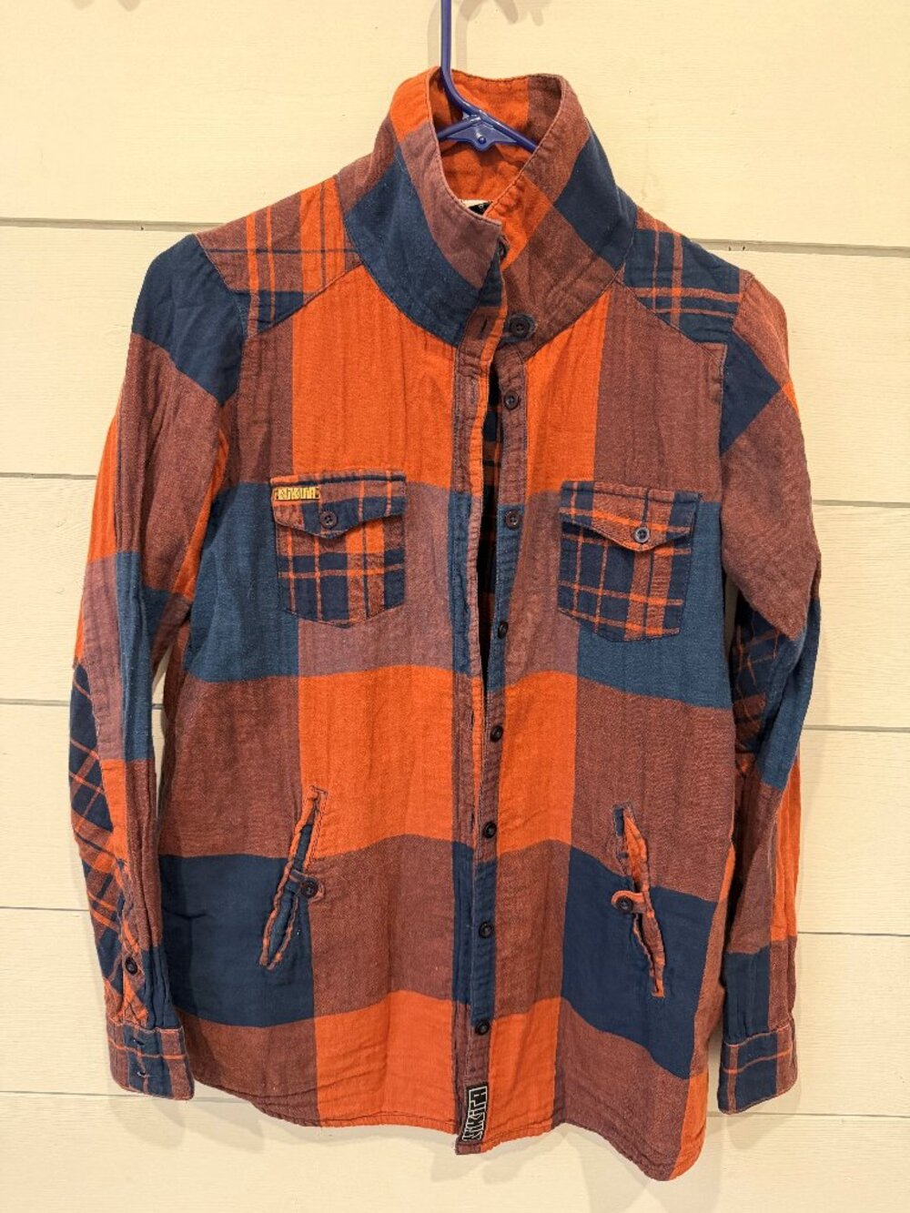 Plaid blouse